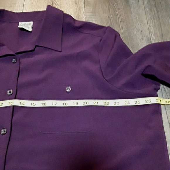 2 pc purple pant suit 22W - Picture 7 of 9